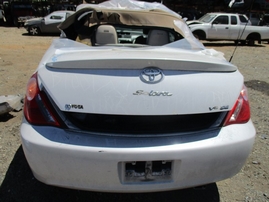 2004 TOYOTA SOLARA SE CONVERTIBLE WHITE 3.3L AT Z16326